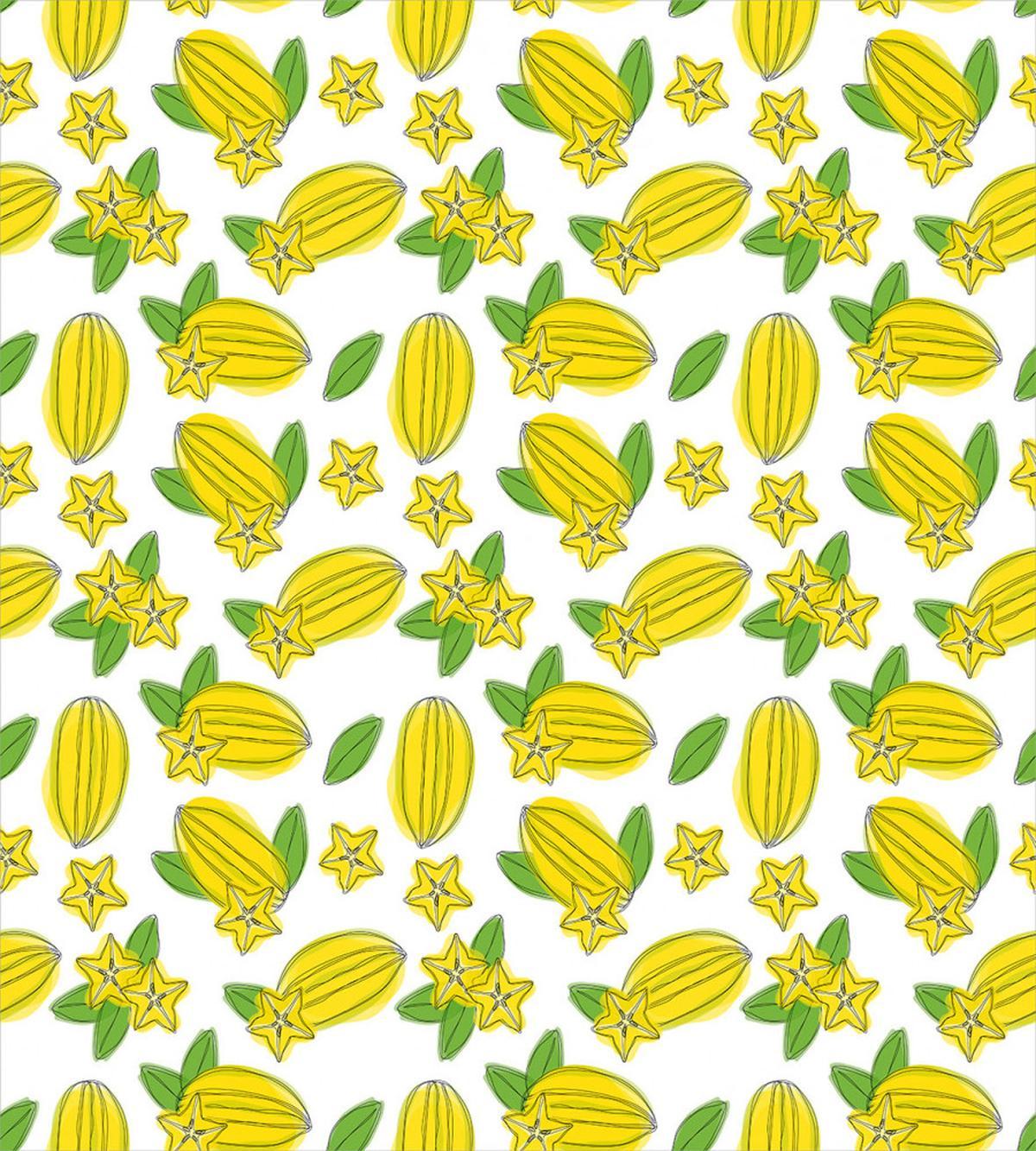 Carambola Star Fruit Exotic — Pattern