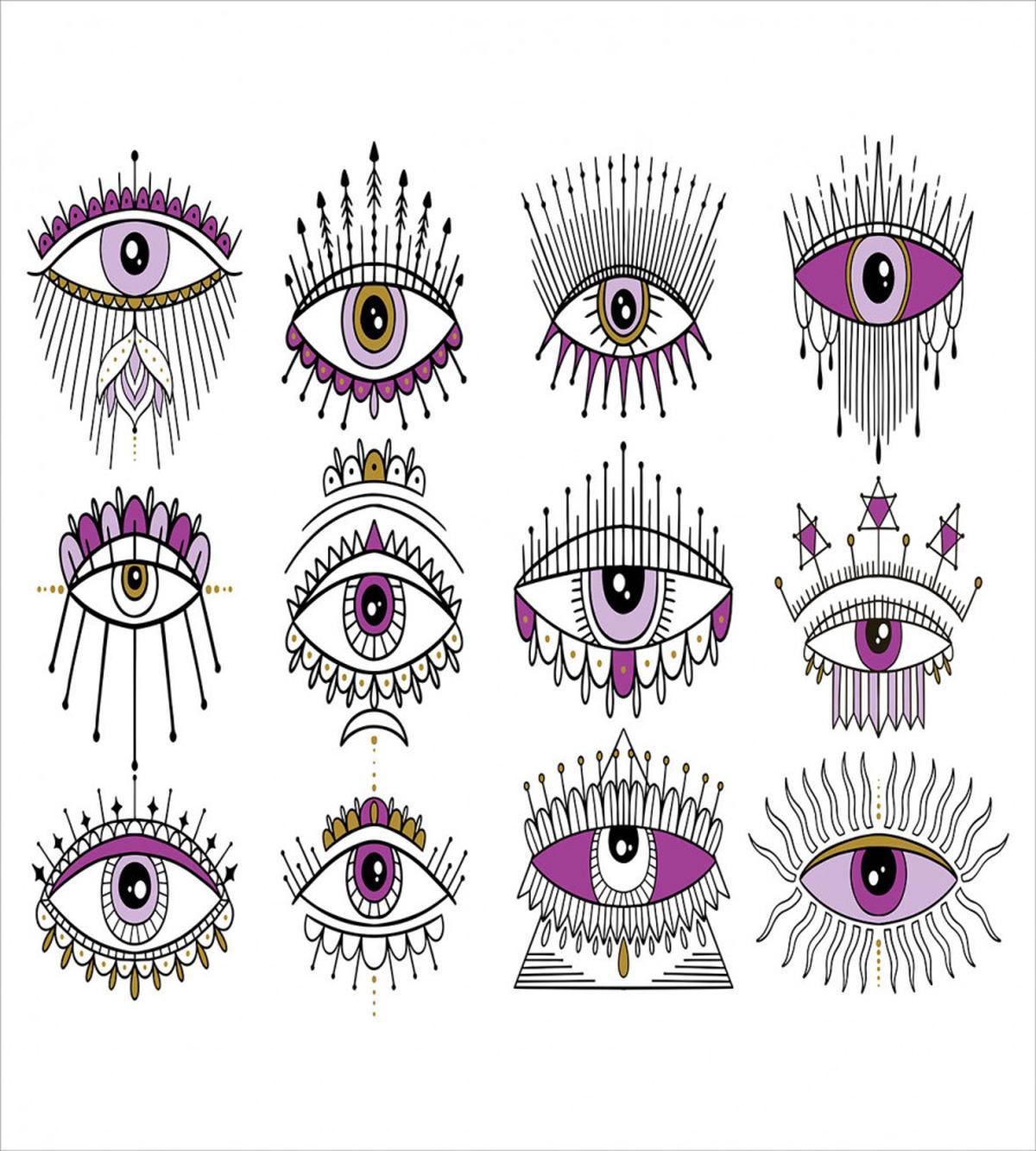 Evil Seeing Eye Sign — Pattern