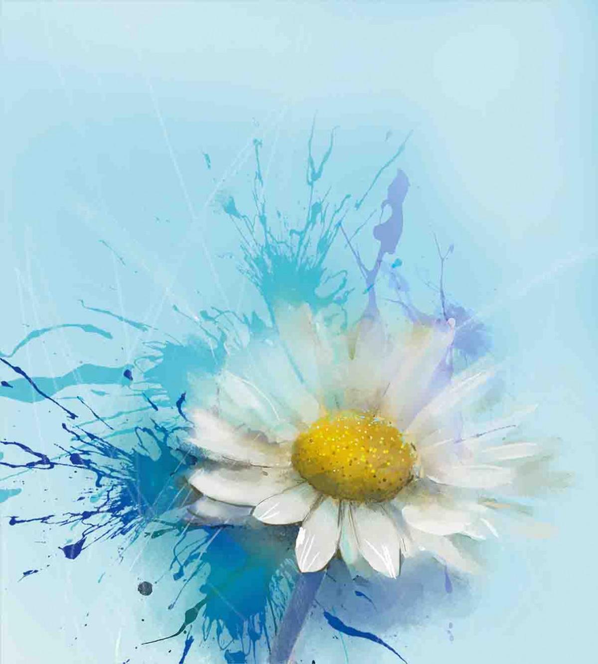 Painting Effect Daisy — Pattern