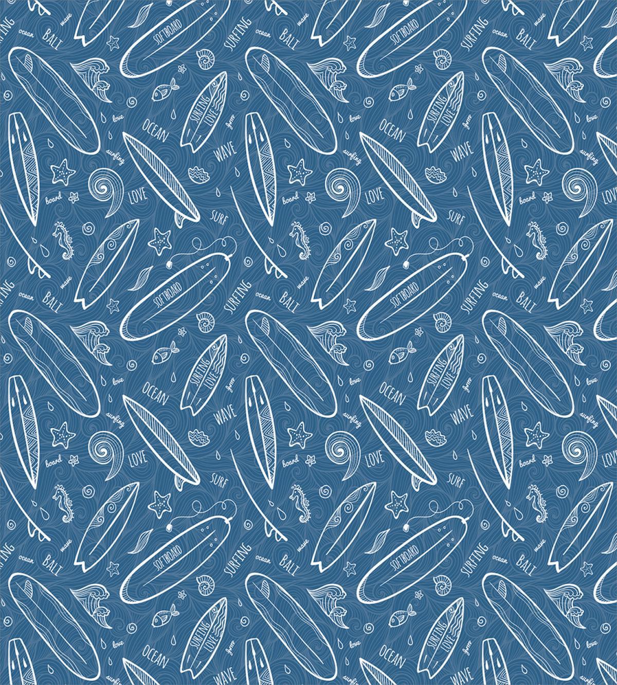 Ocean Waves Doodle — Pattern