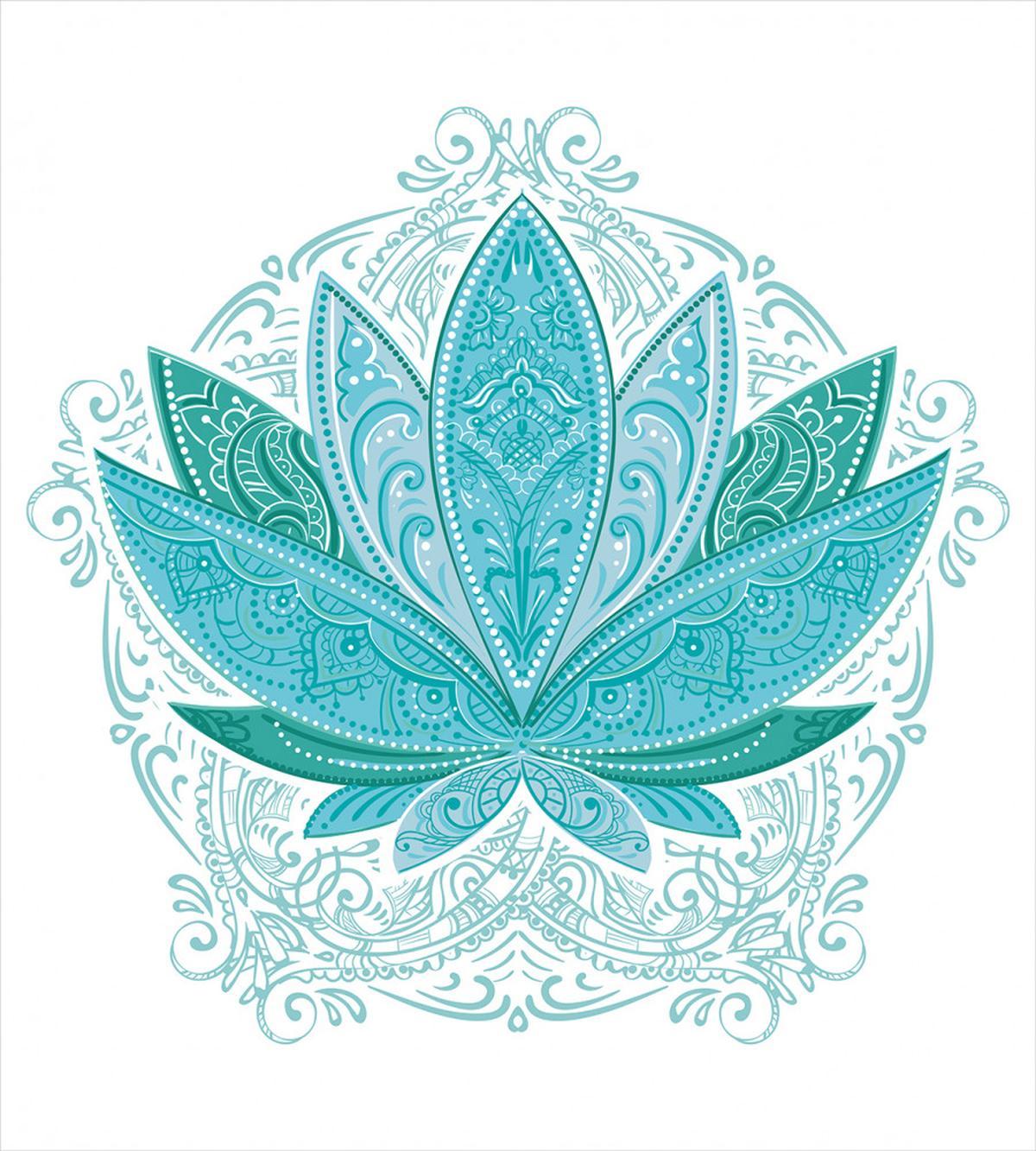 Mehndi Lotus — Pattern