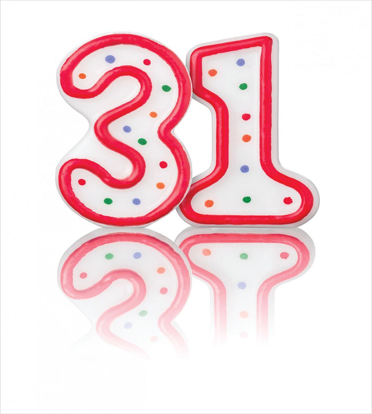 Red Number Candles — Pattern