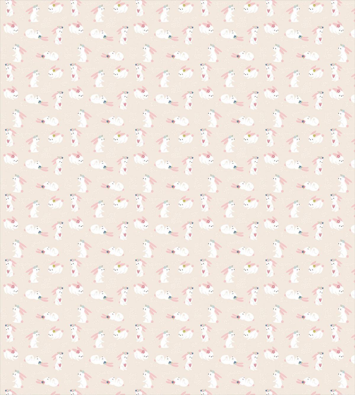 Bunnies with Wreath — Pattern