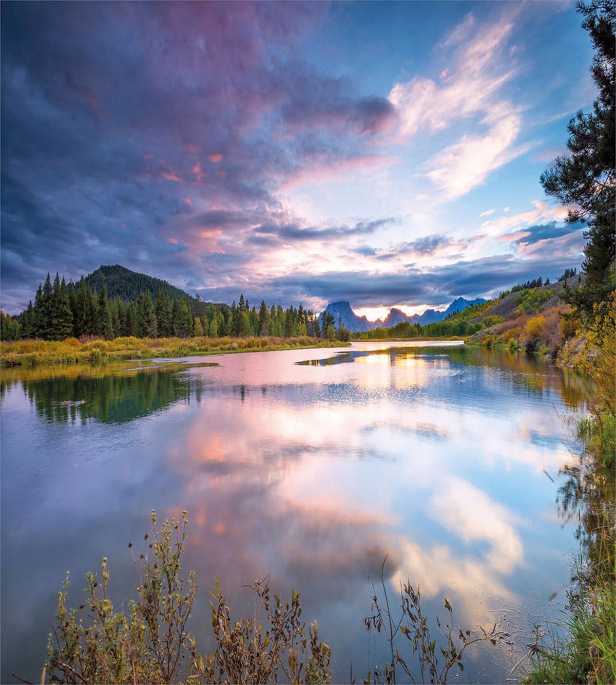 Sunset on Oxbow Bend — Pattern