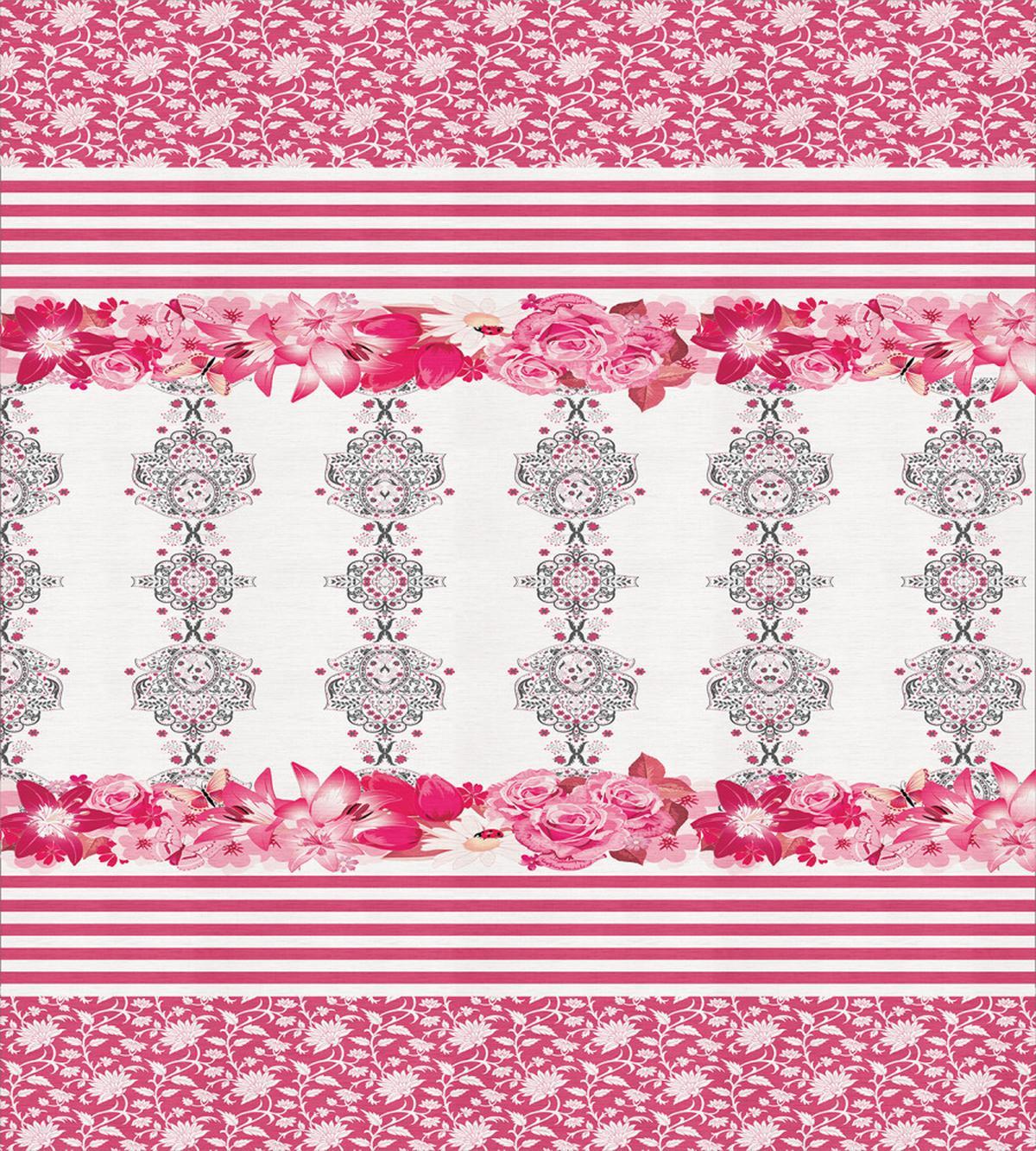 Damask and Ladybugs — Pattern