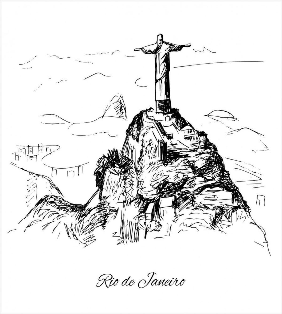 De Janeiro South America — Pattern