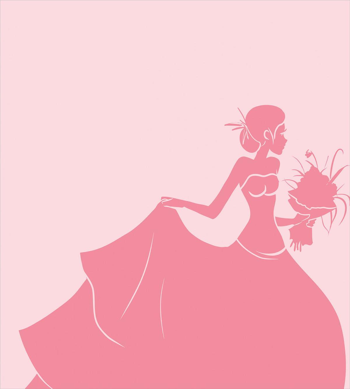 Pink Wedding Dress — Pattern