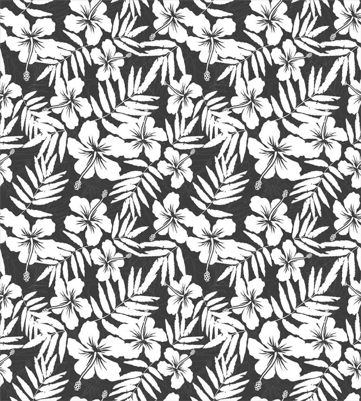 Exotic Hibiscus Flower — Pattern
