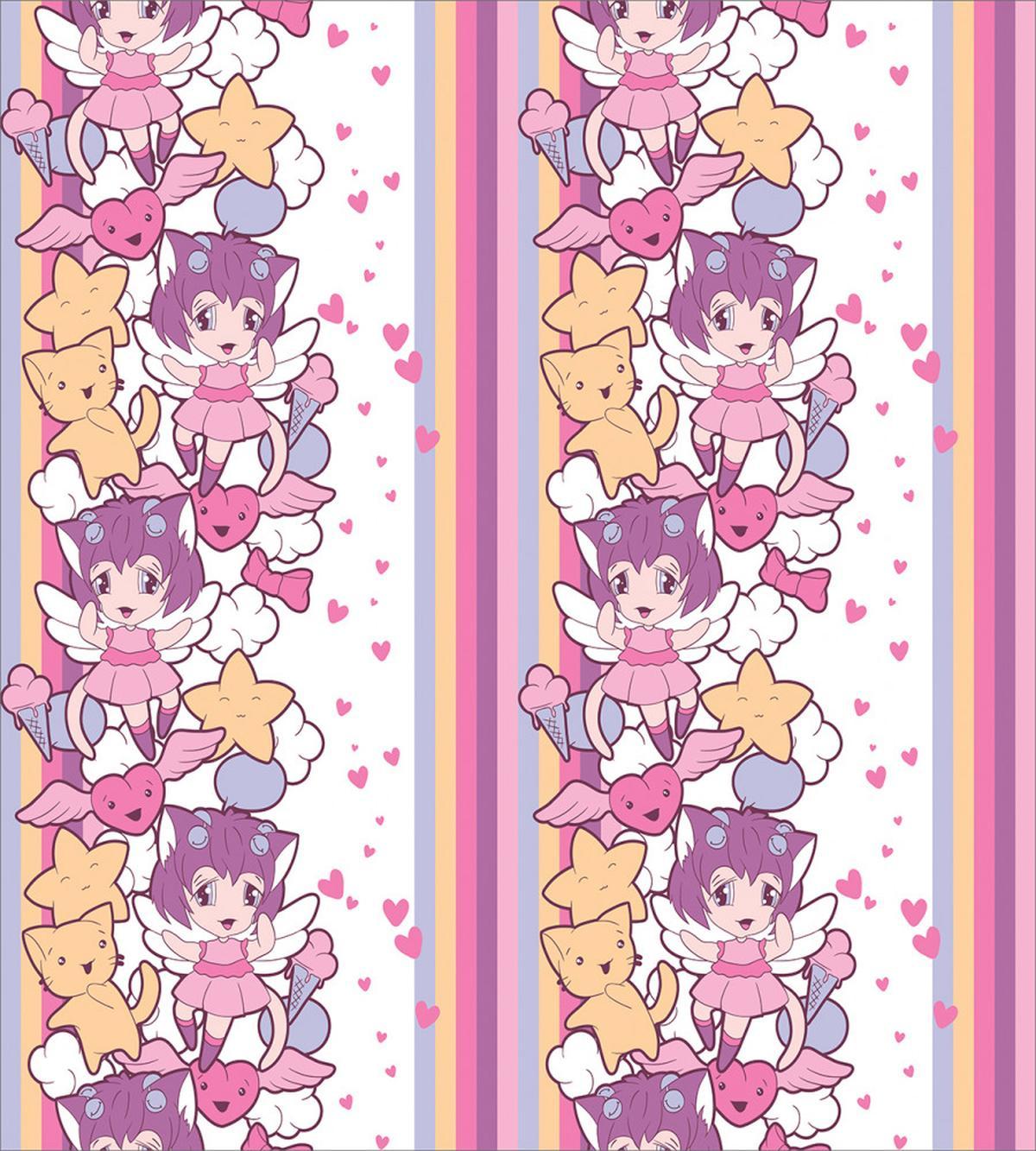 Angel Illustration Cat — Pattern
