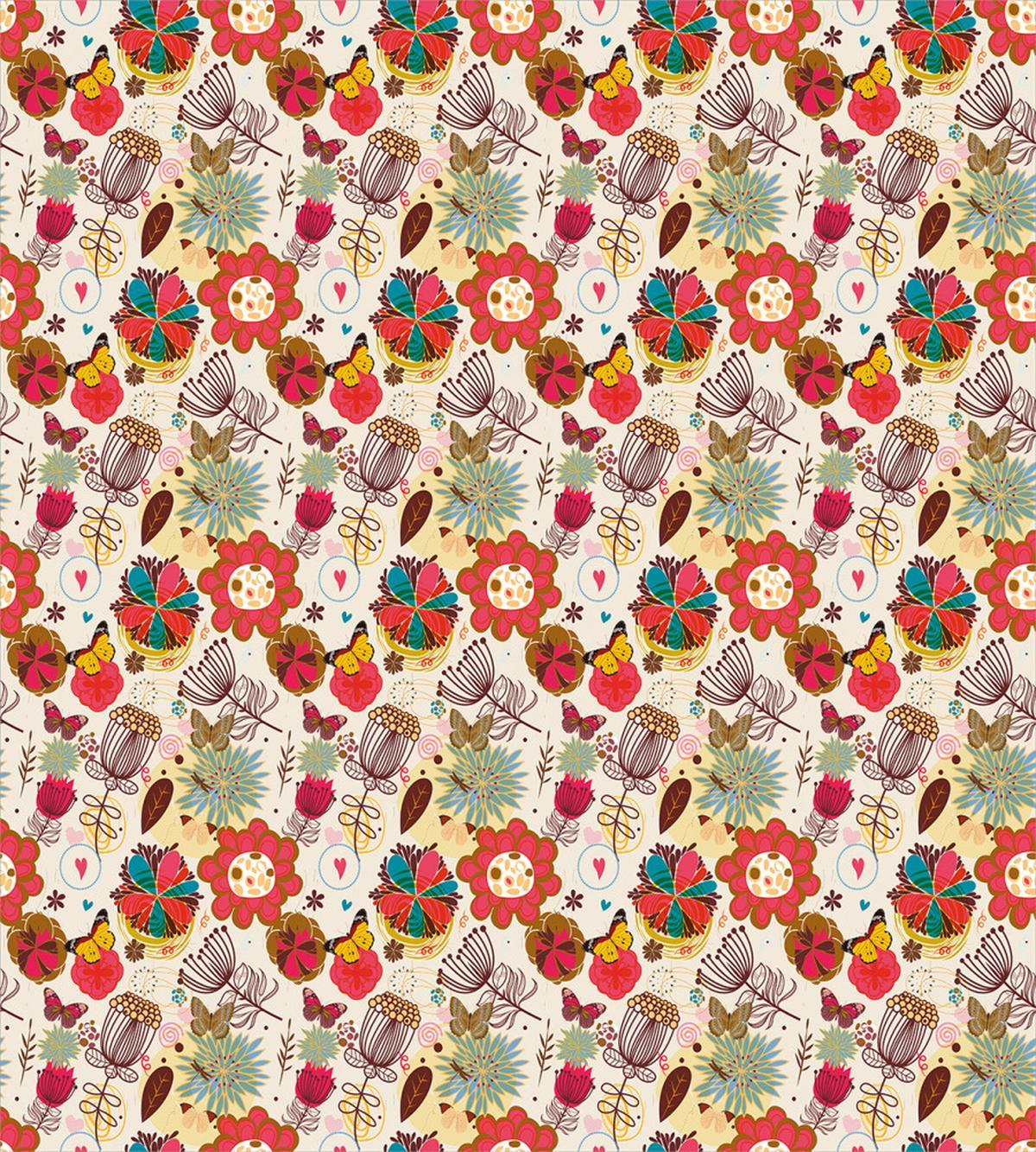 Butterflies Nature Flora — Pattern