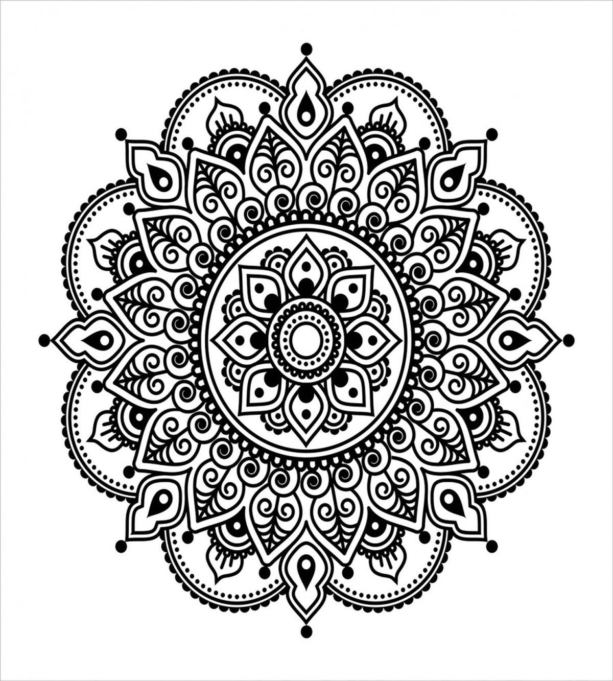 Symmetrical Flower Art — Pattern