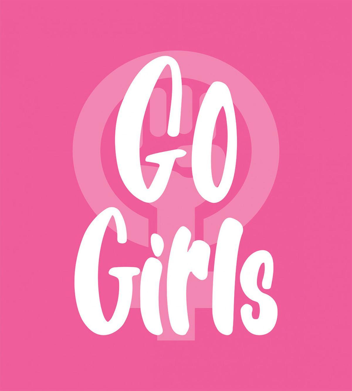 Go Girls Text in Bold — Pattern
