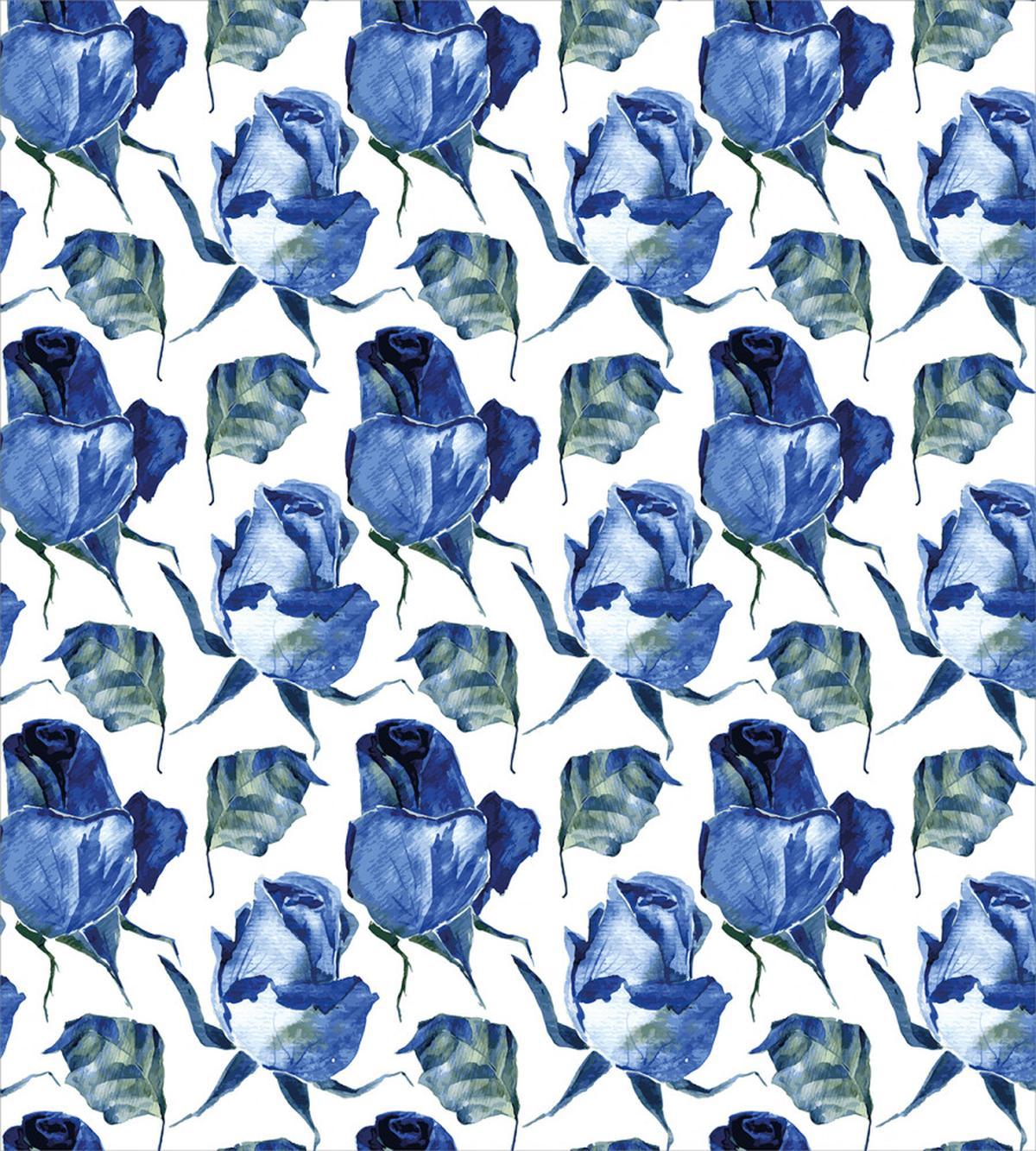Roses with Leaves — Pattern
