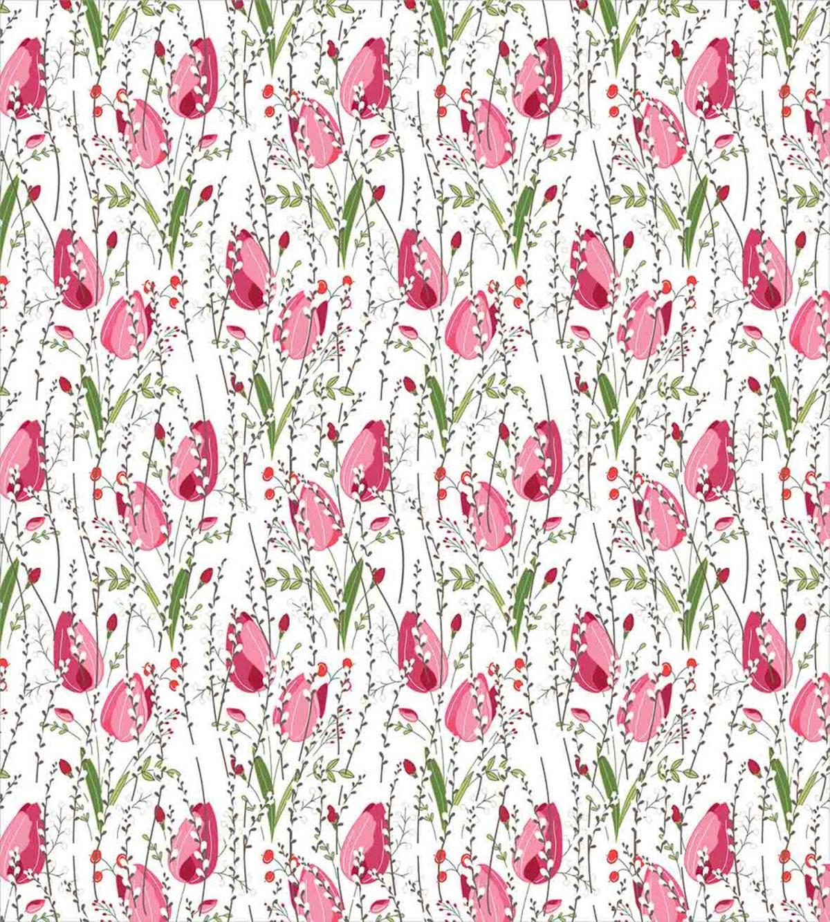 Fresh Leaves Berries — Pattern