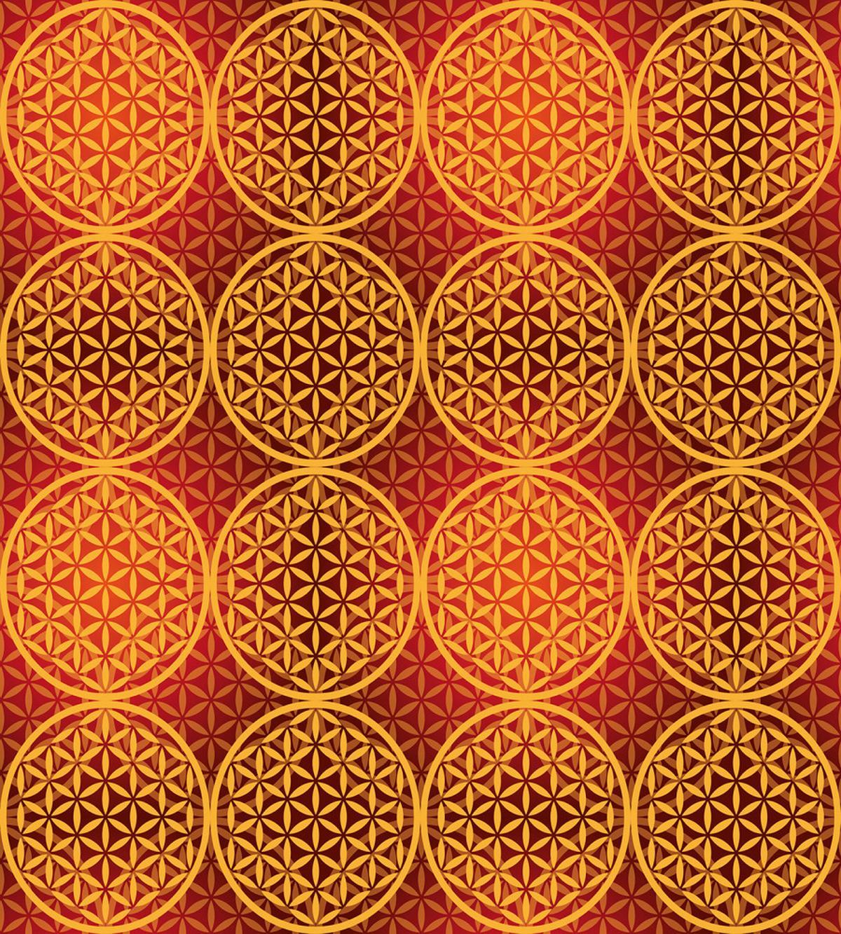 Flower Medieval Tones — Pattern