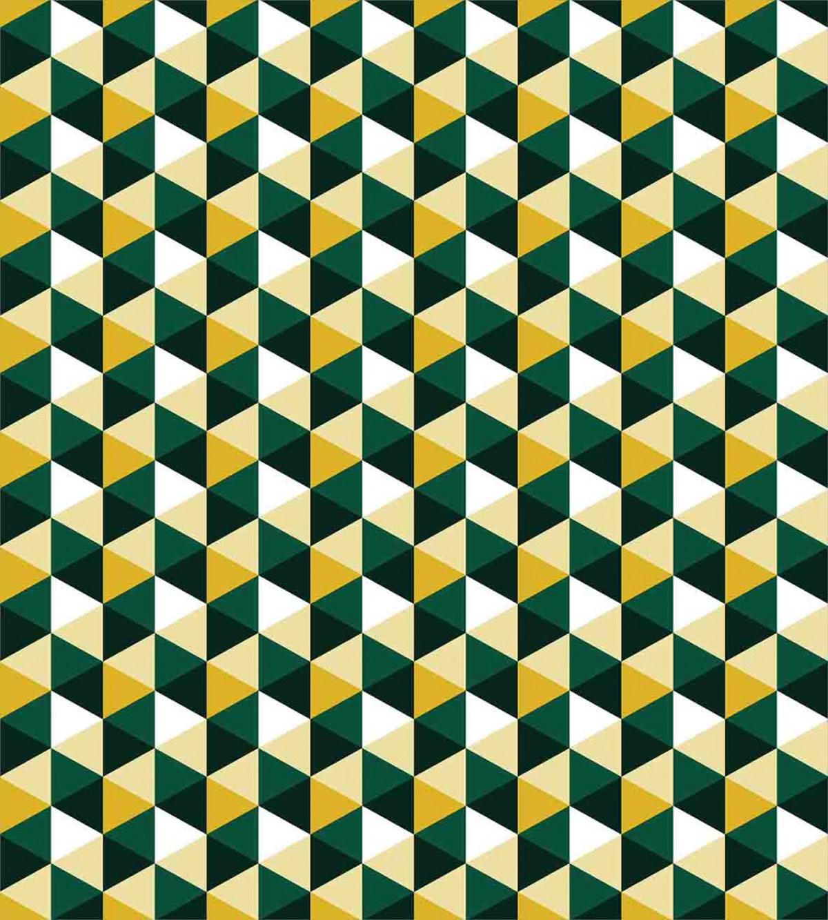 Retro Modern Yellow — Pattern