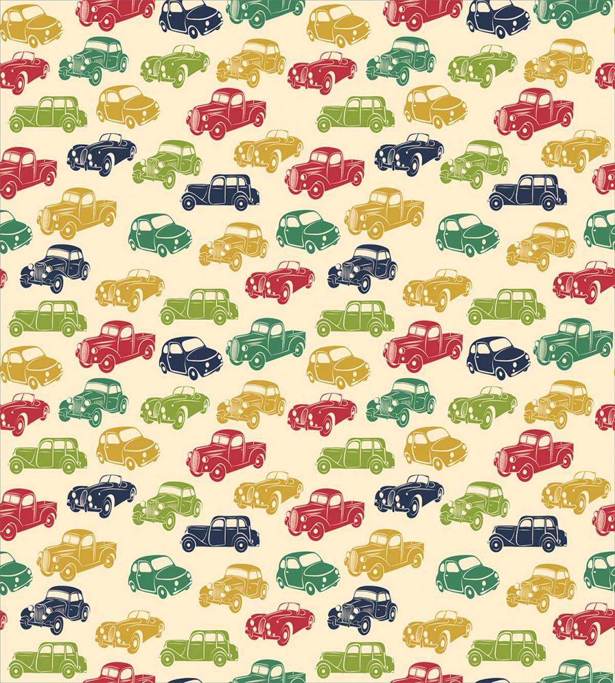 Curved Edged Vehicle Drawn — Pattern