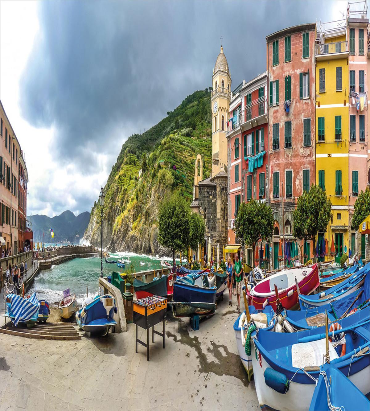 Italian Village House Boat — Pattern