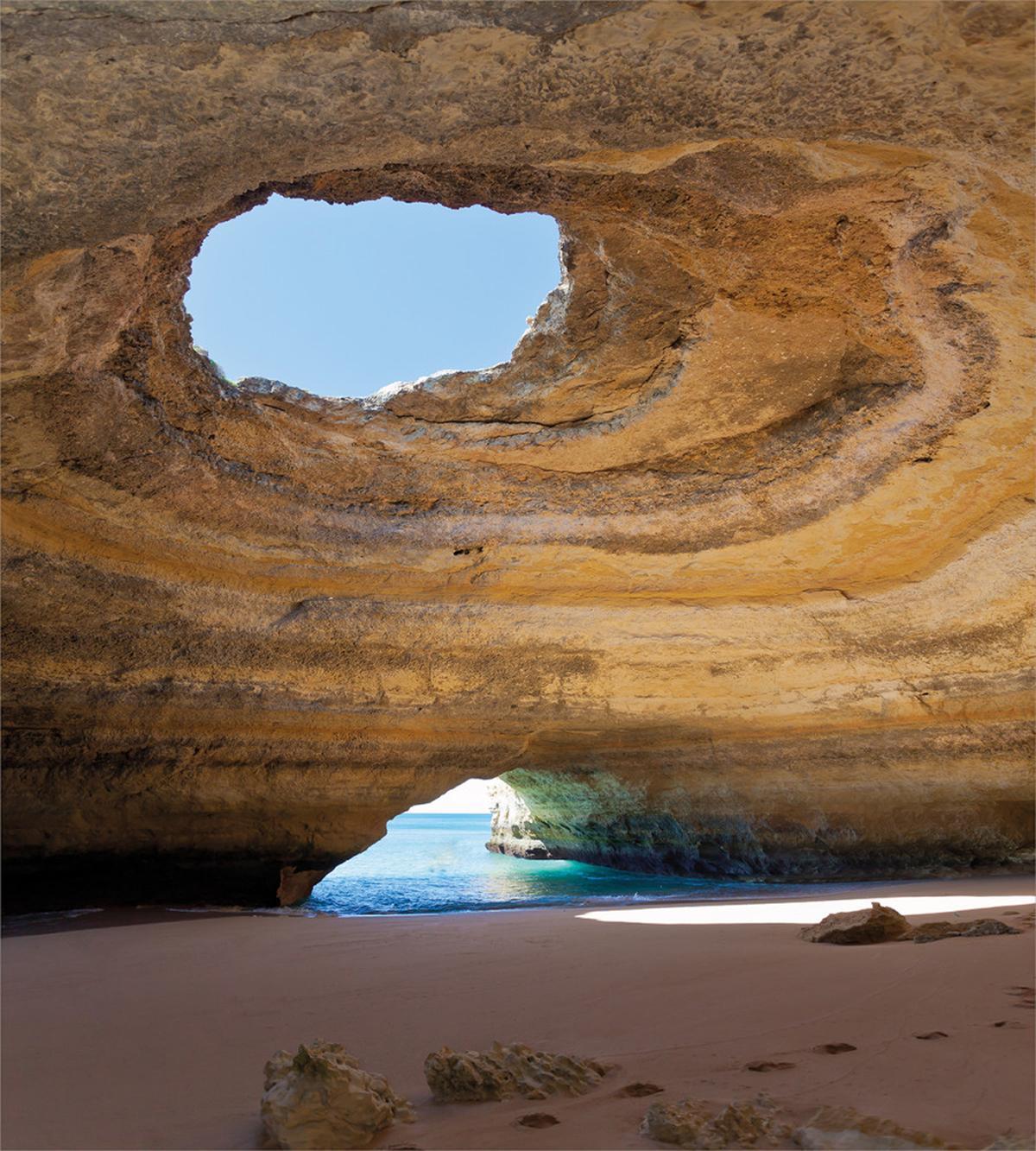 Sea Cave Benagil Portugal — Pattern