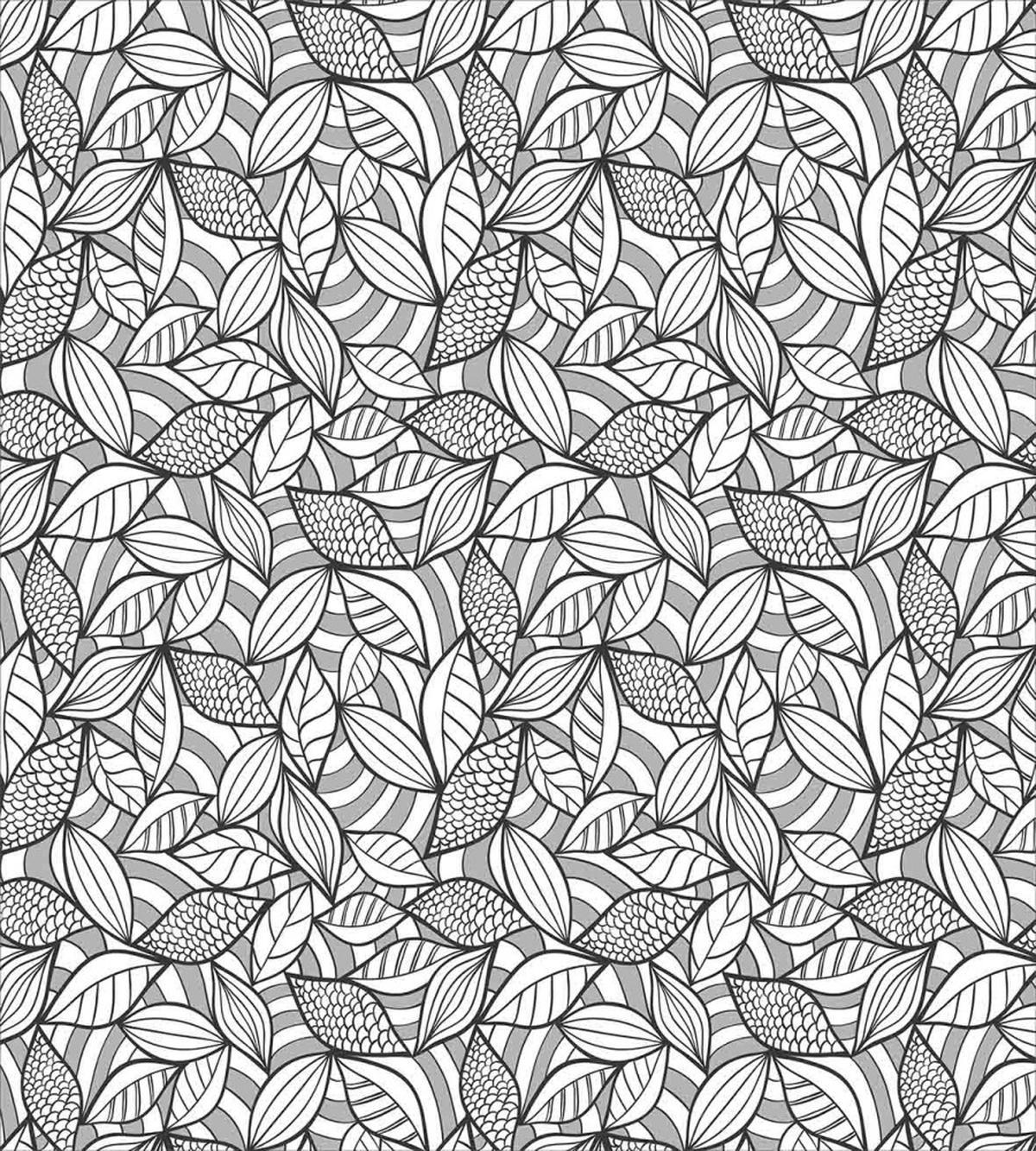 Abstract Doodle Foliage — Pattern