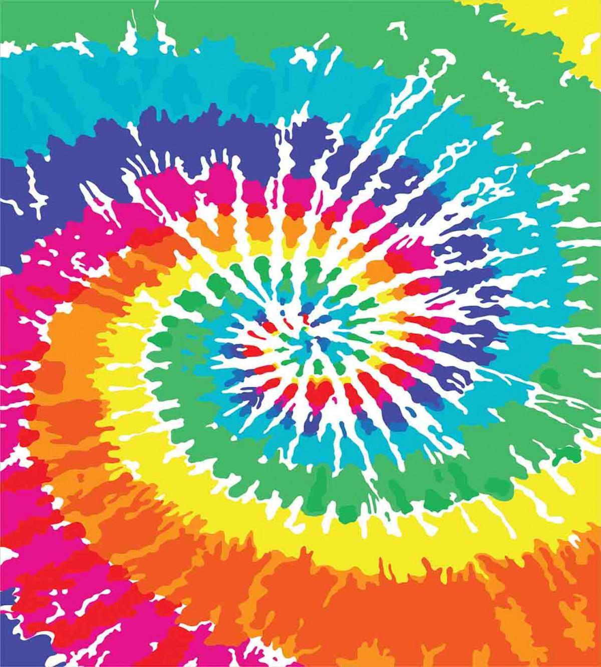 Rainbow Tie Dye Effect — Pattern