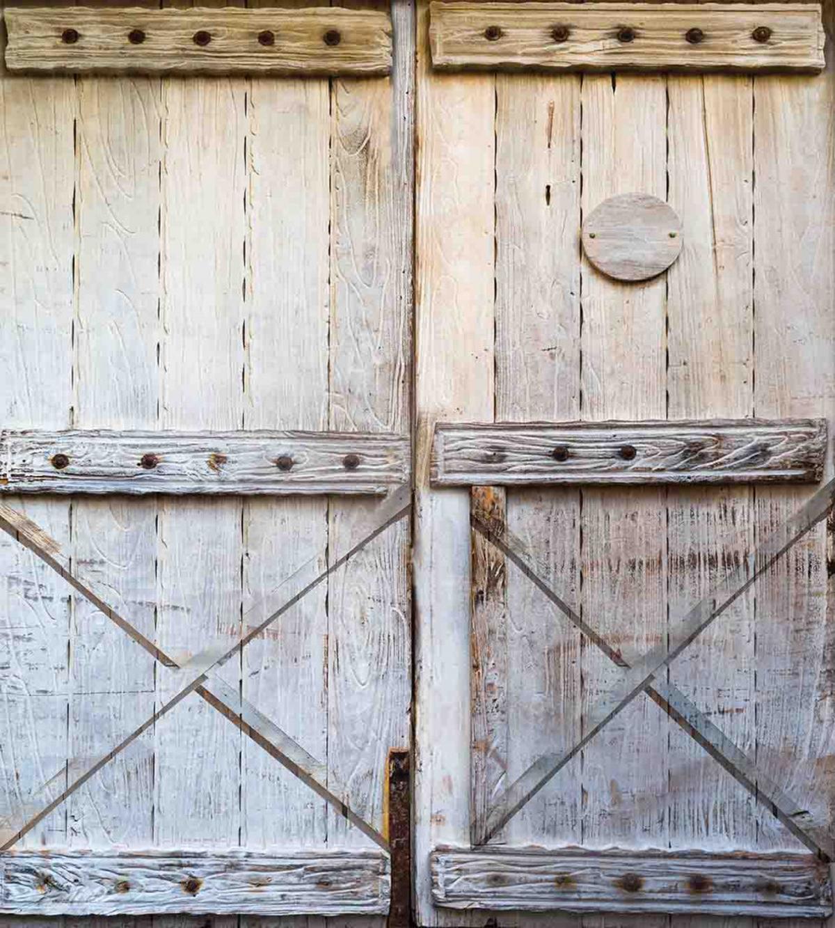 Country Rusty Wooden Door — Pattern