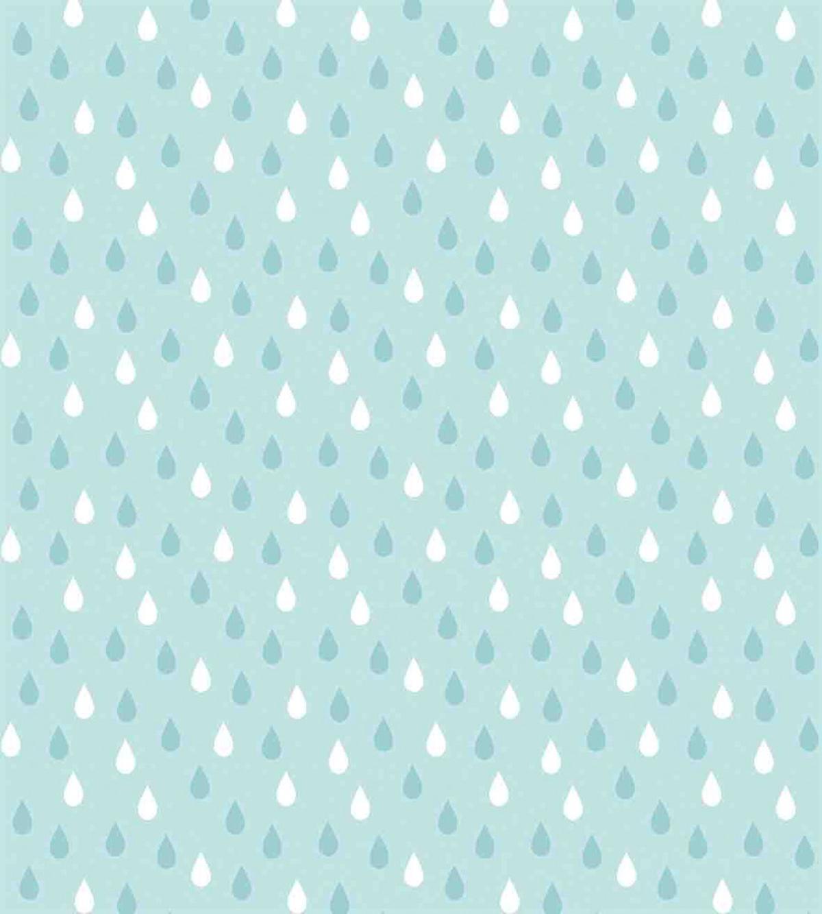 Raindrops Cartoon — Pattern