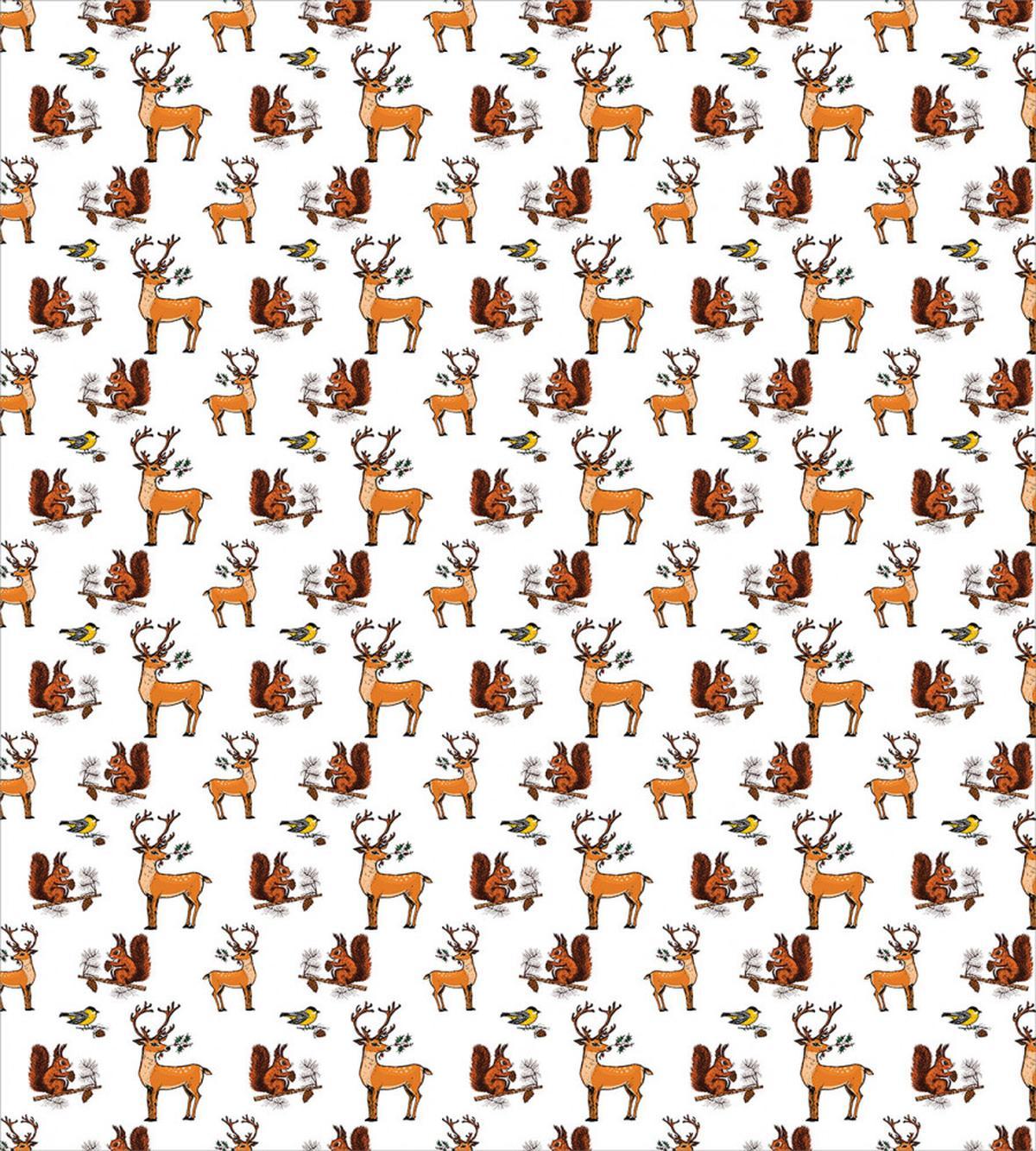Christmas Animals Sketch — Pattern