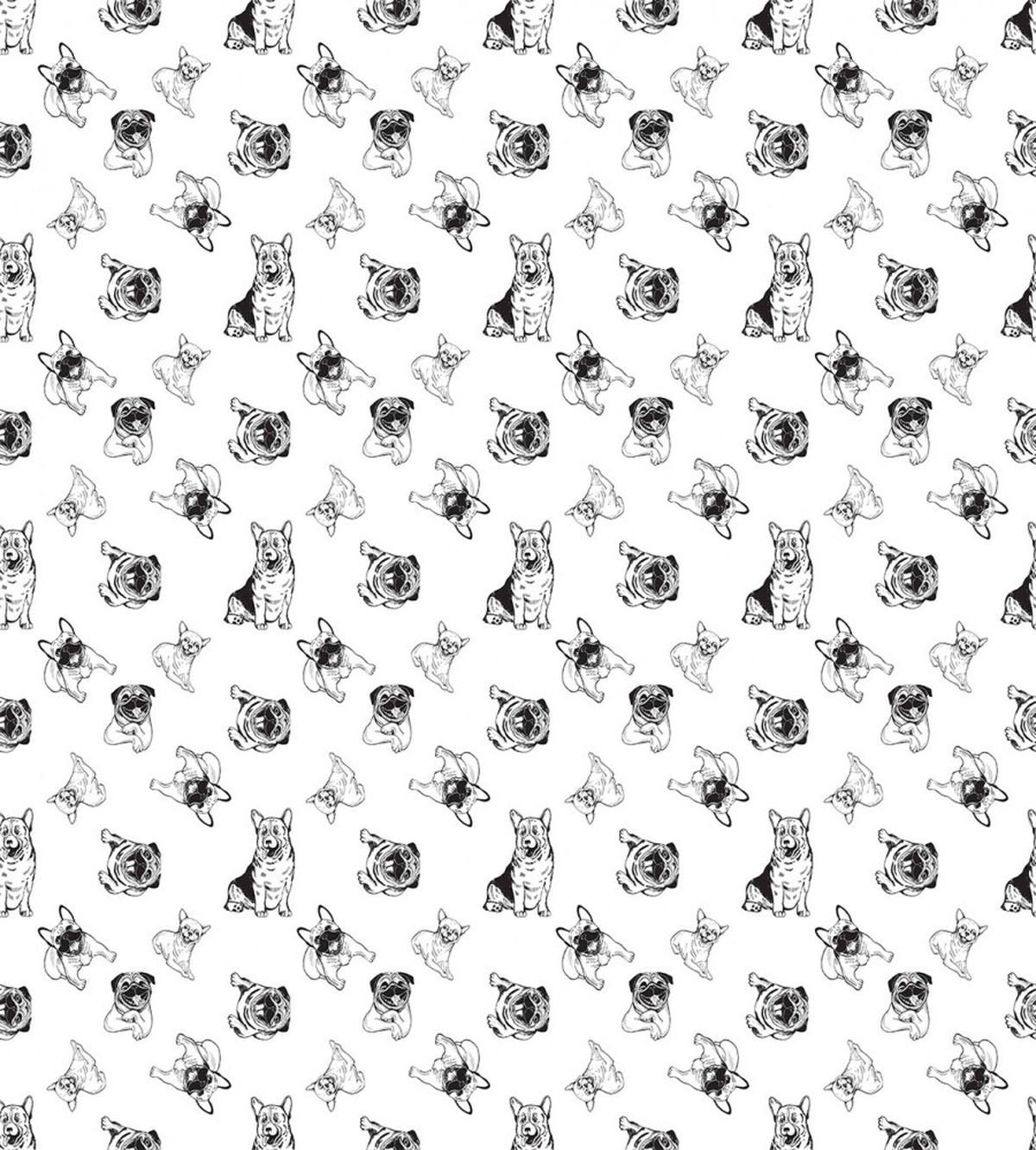 Various Breed of Happy Puppies — Pattern