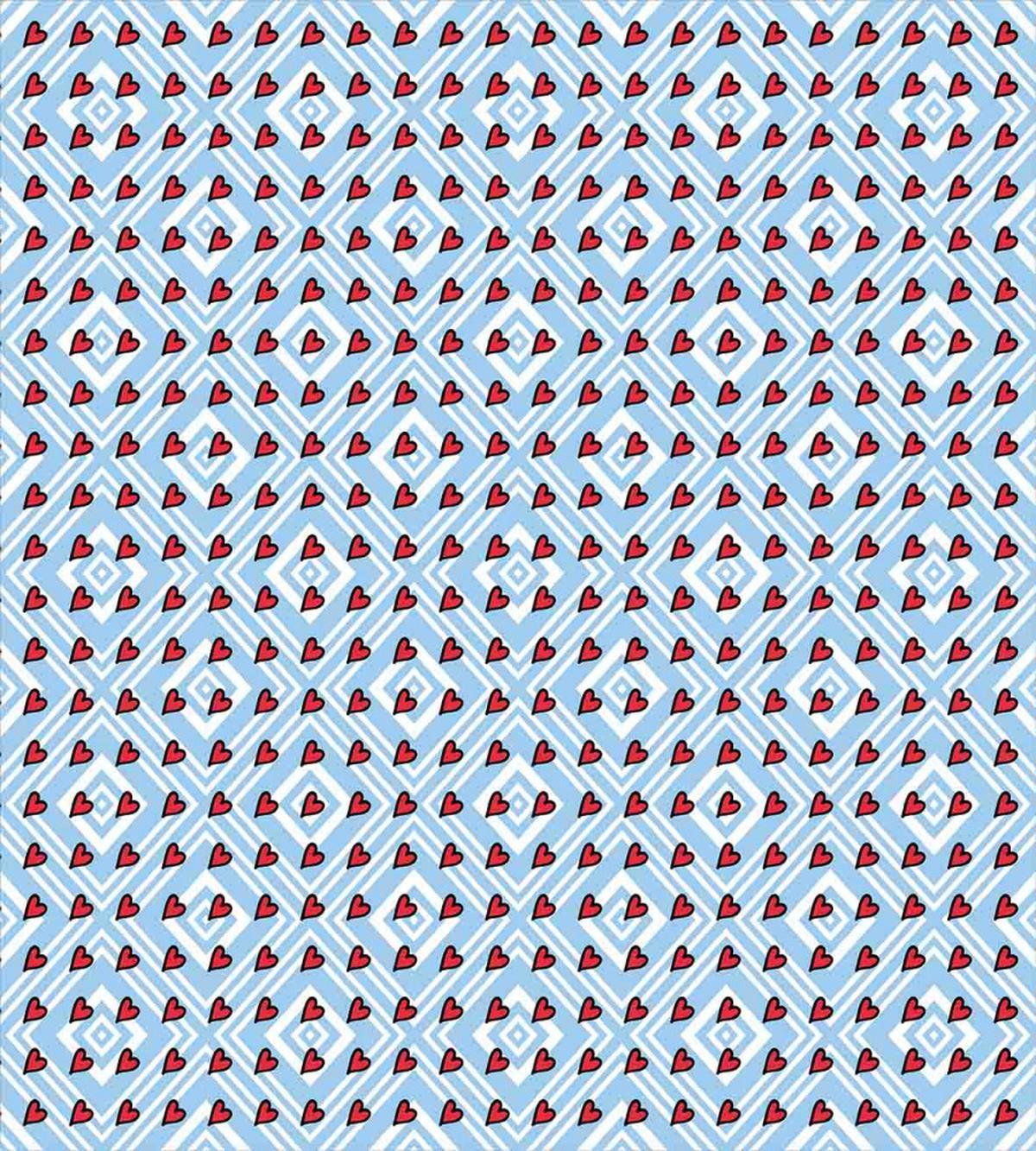 Bohemian Heart Shapes — Pattern