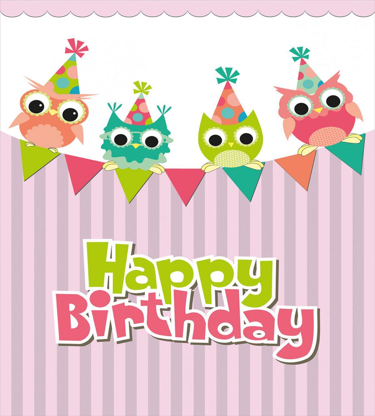 Baby Owls Birthday — Pattern