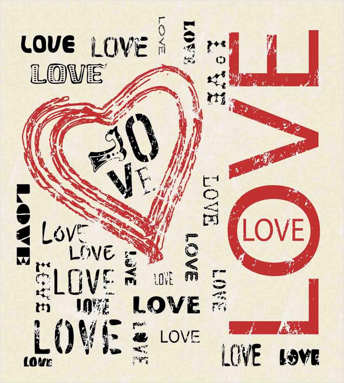 Vintage Love Lettering — Pattern