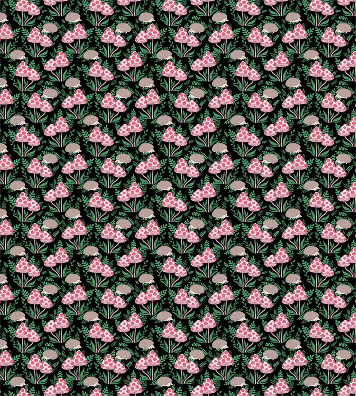 Spotted Fungi and Hedgehog — Pattern