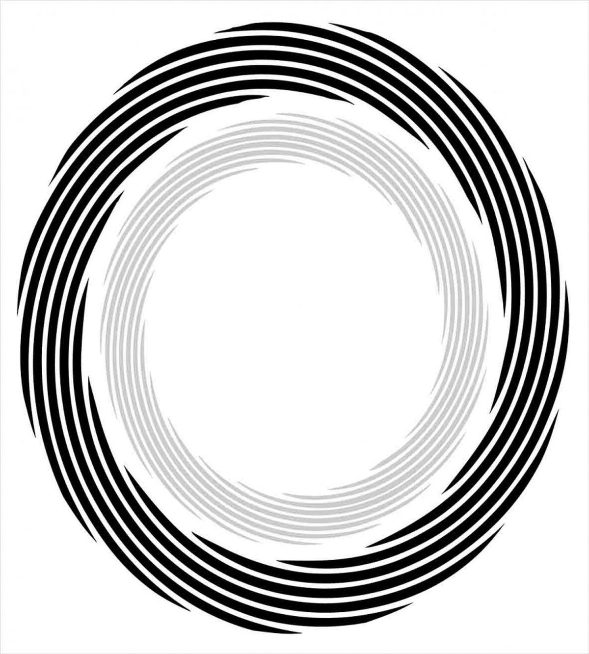 Abstract Art Theme White — Pattern