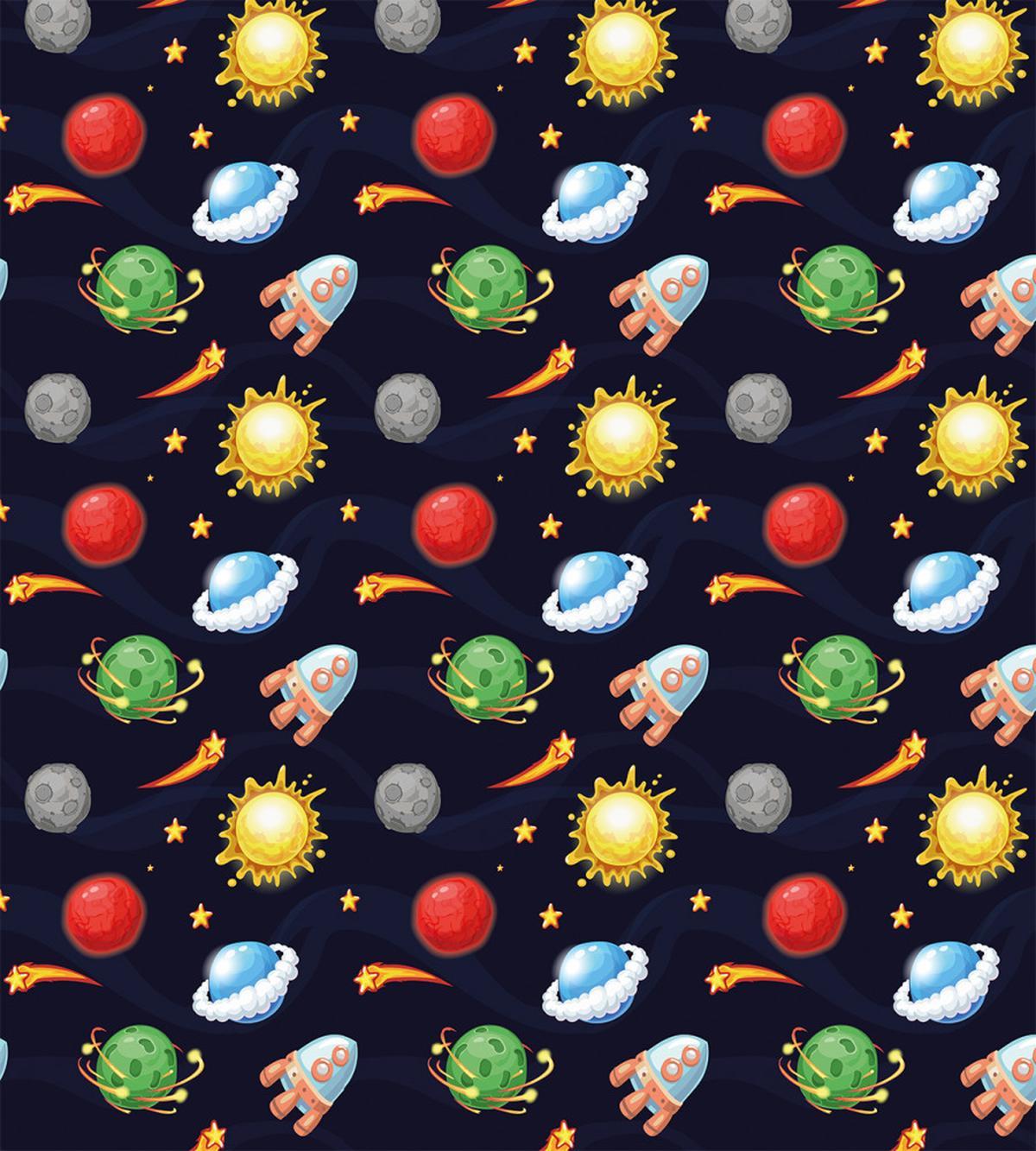 Cosmos with Sun Planets — Pattern
