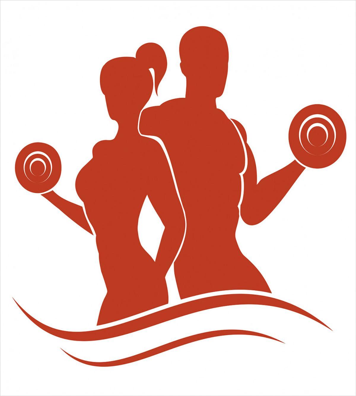 Muscled Man and Woman — Pattern