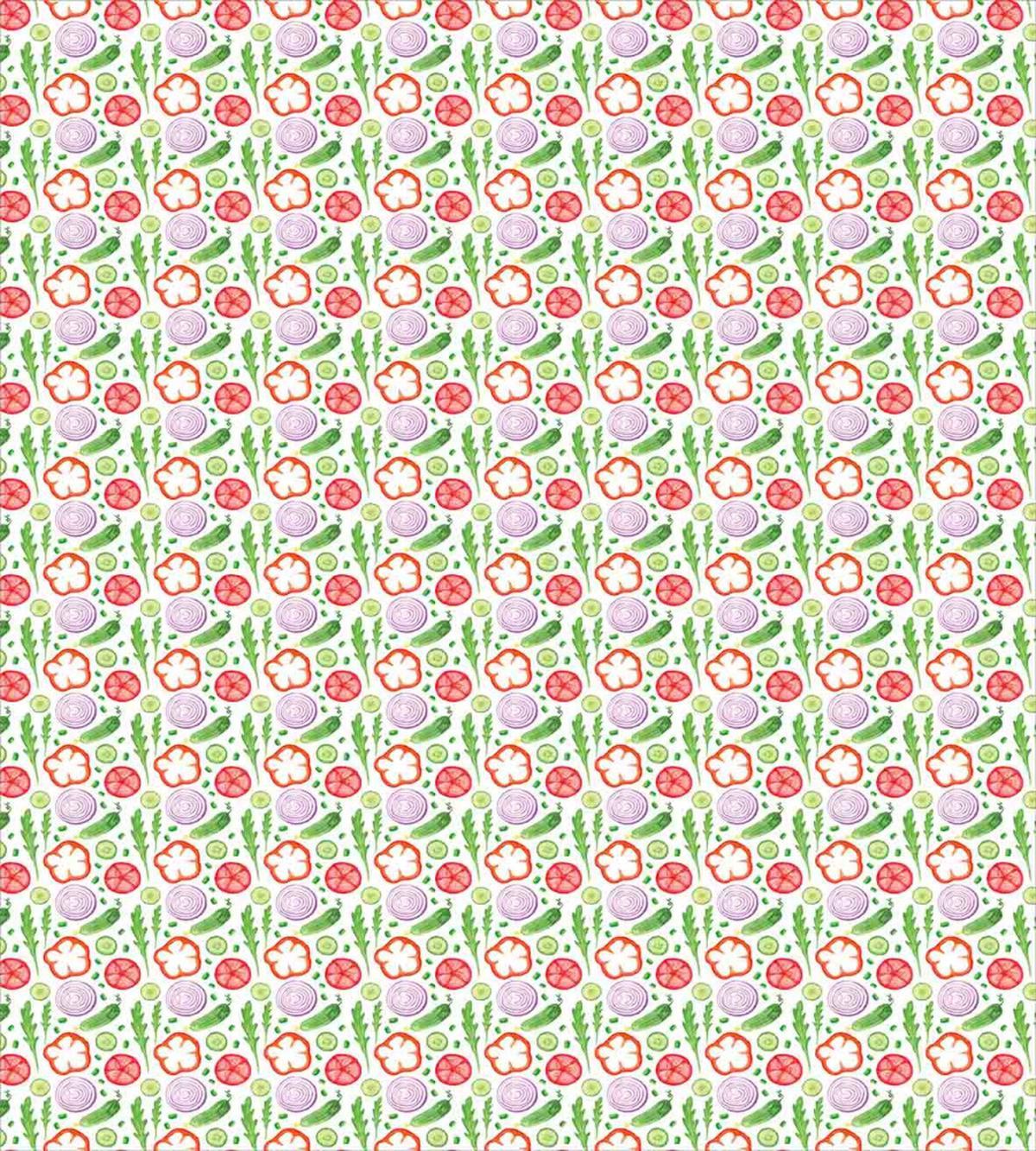 Watercolor Food — Pattern