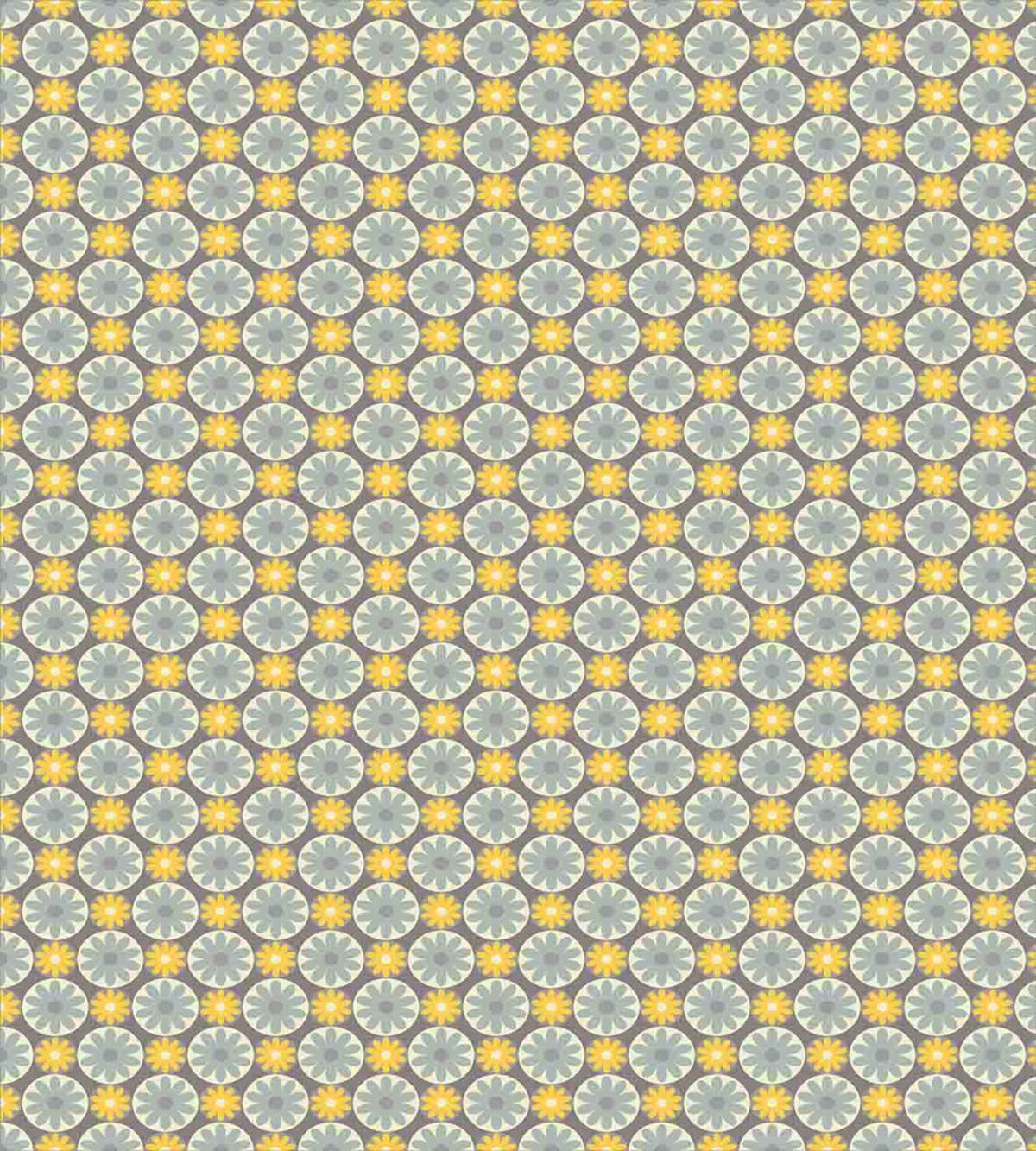 Flowers in Circular Frames — Pattern