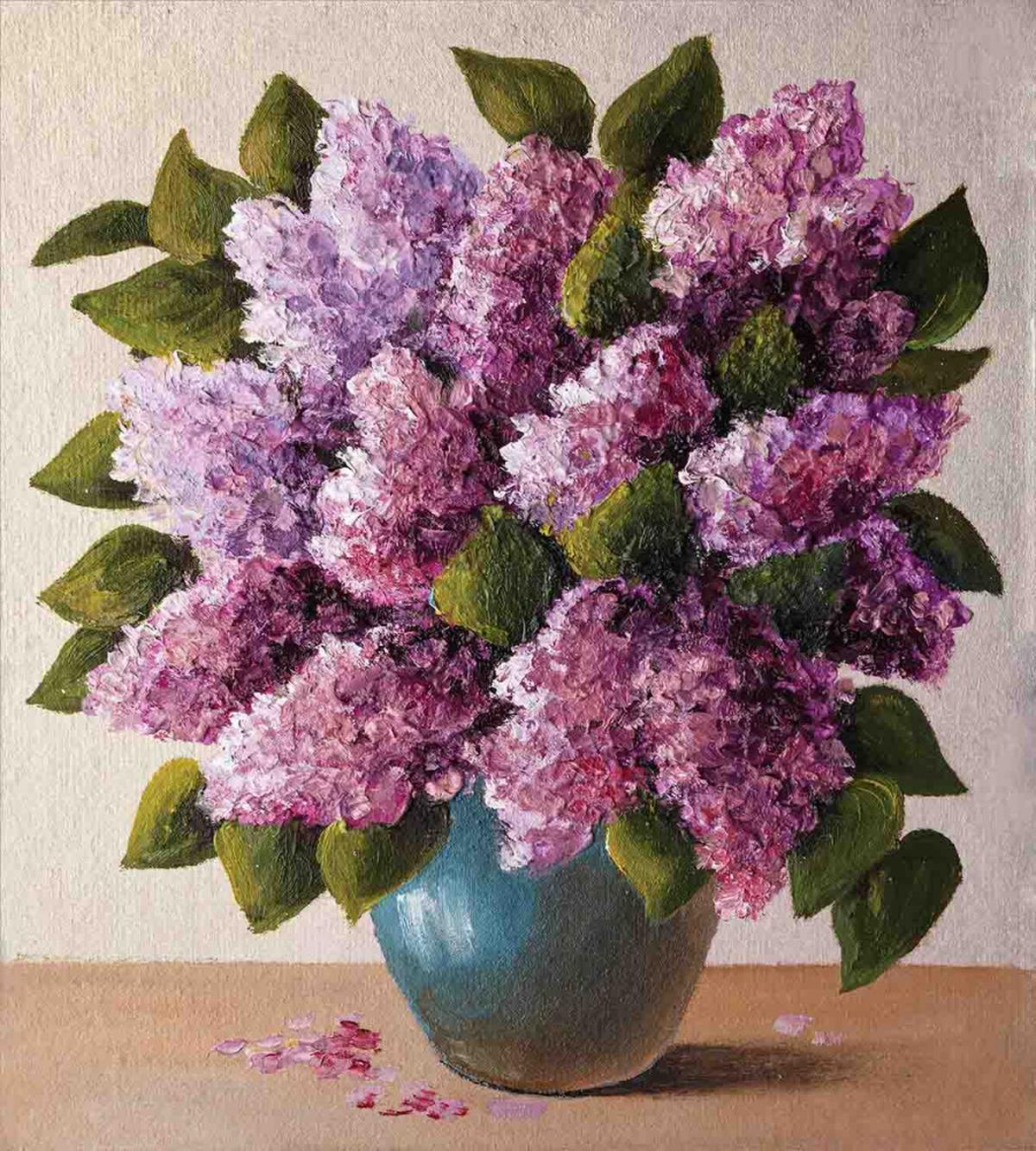 Lilac Bouquet Artwork — Pattern