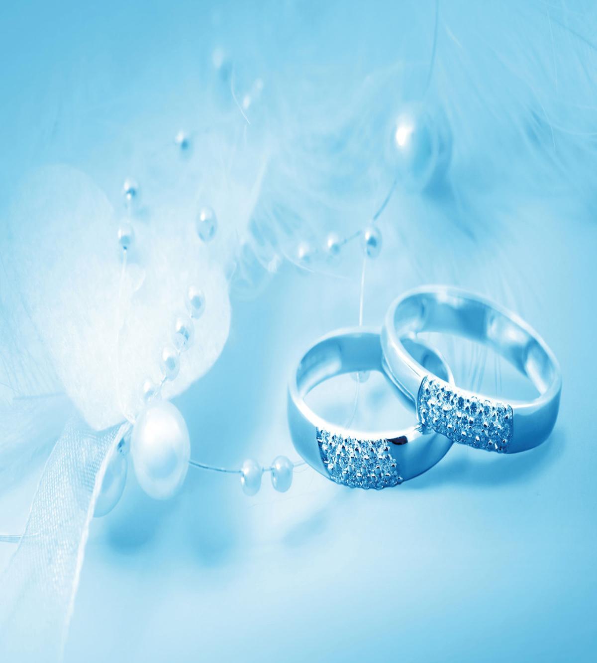 Wedding Rings Pearls — Pattern