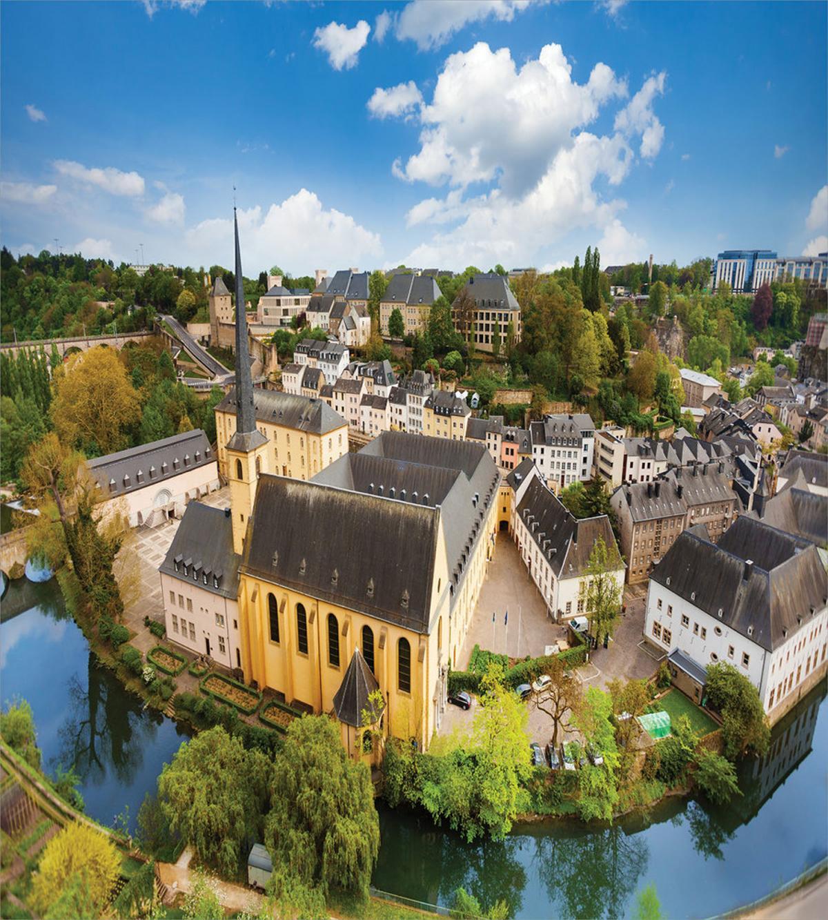 Aerial Photo of Old Town — Pattern