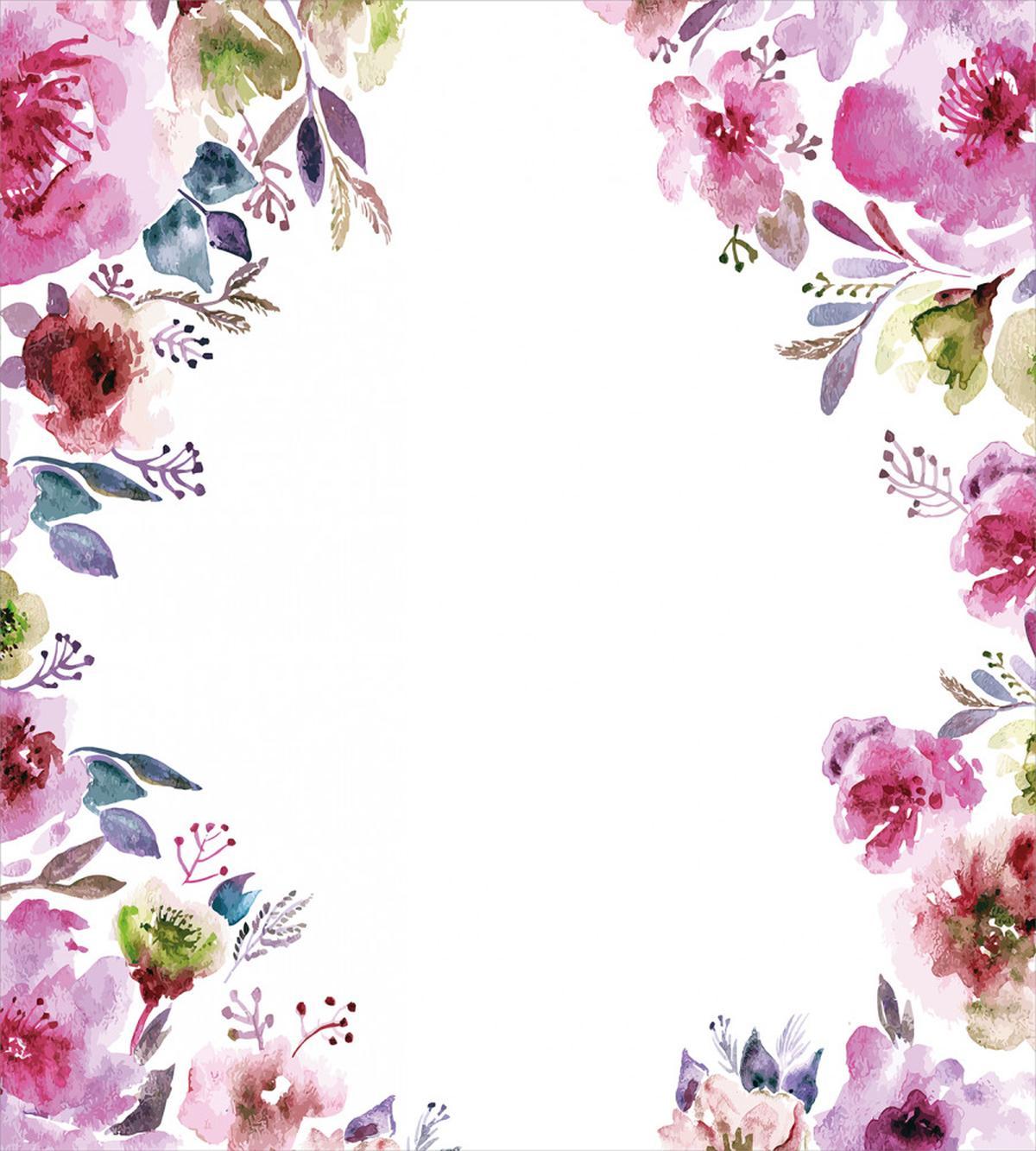 Romantic Blossom Flowers — Pattern