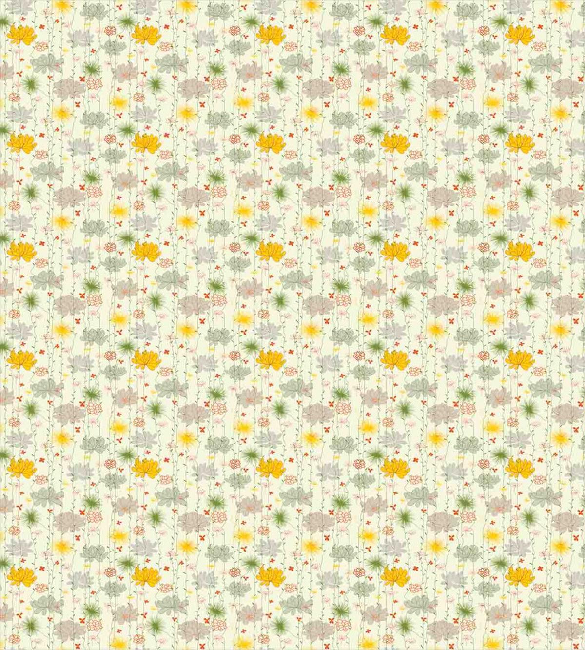 Vintage Flower Leafs — Pattern