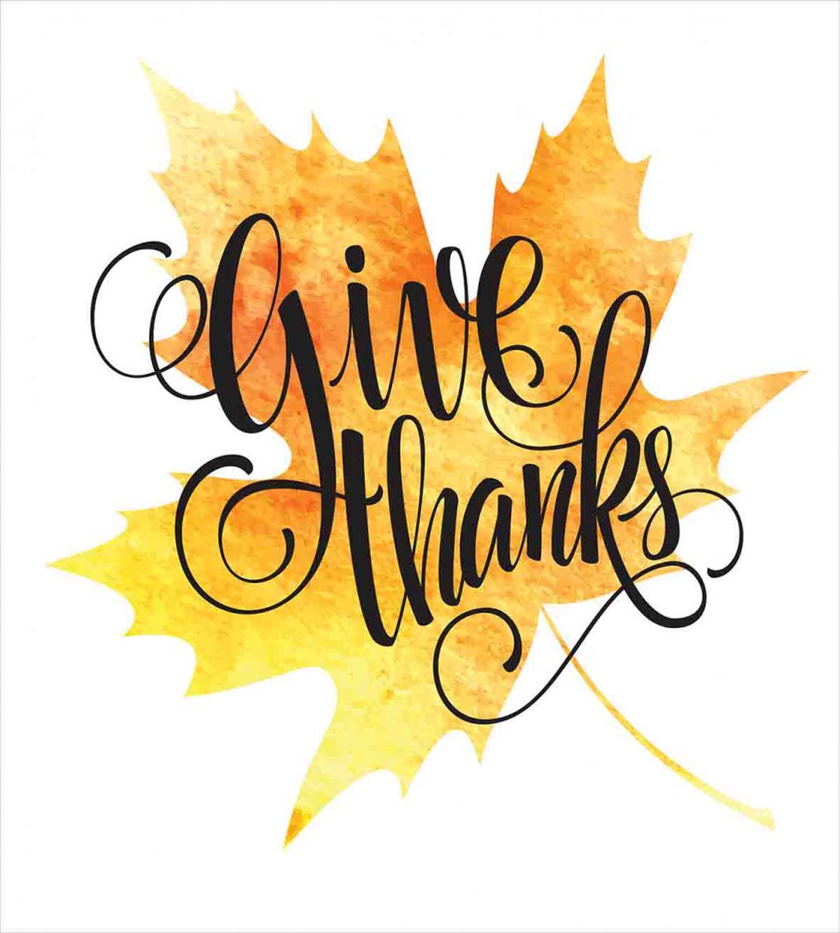 Autumn Leaf with Phrase — Pattern