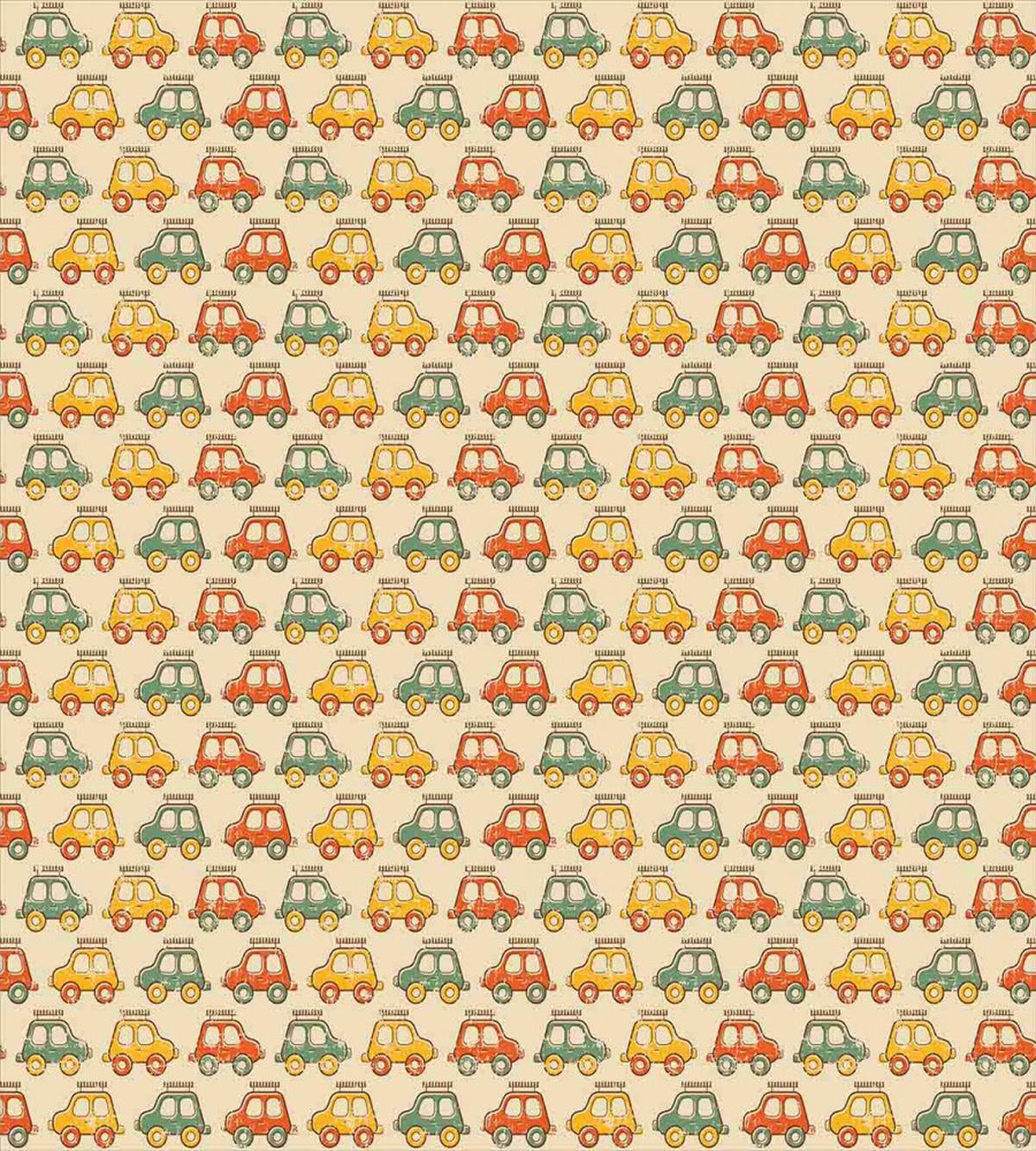 Boys Car Toys Retro Vehicles — Pattern