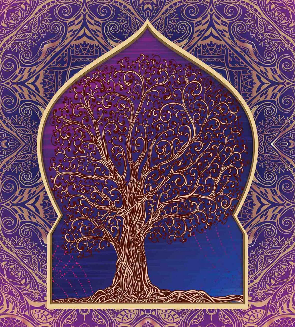 Retro Eastern Branches — Pattern