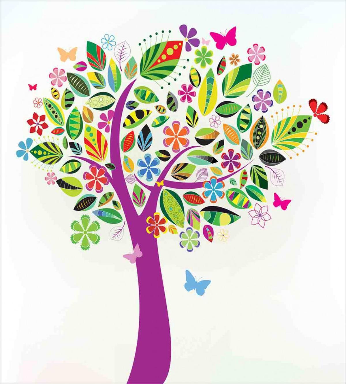 Flower Butterflies — Pattern