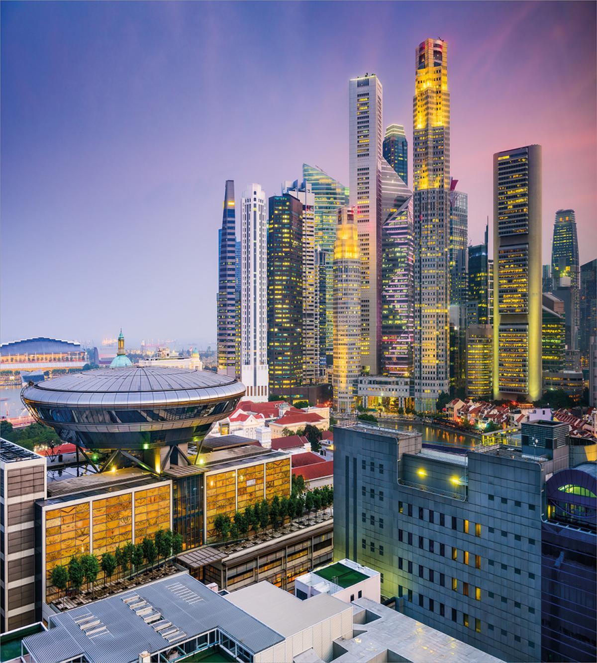 Skyline of Singapore — Pattern