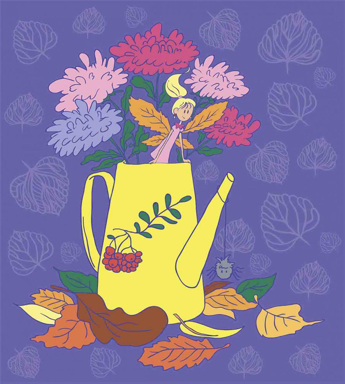 Flower Bucket Water Can — Pattern