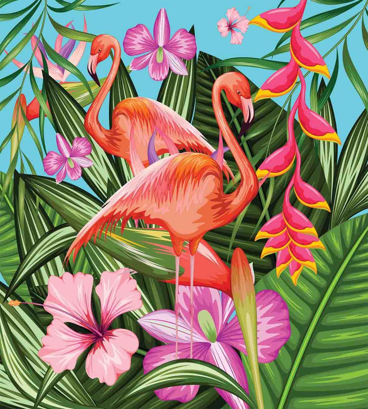 Hibiscus Tropic Flower — Pattern